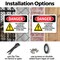 Signmission No Flammable Liquids Combustible Materials Danger Sign, Plastic, 10in W x 7in L, 2PK OS-2PACK-DS-P-710-L-1466 - alternate 4